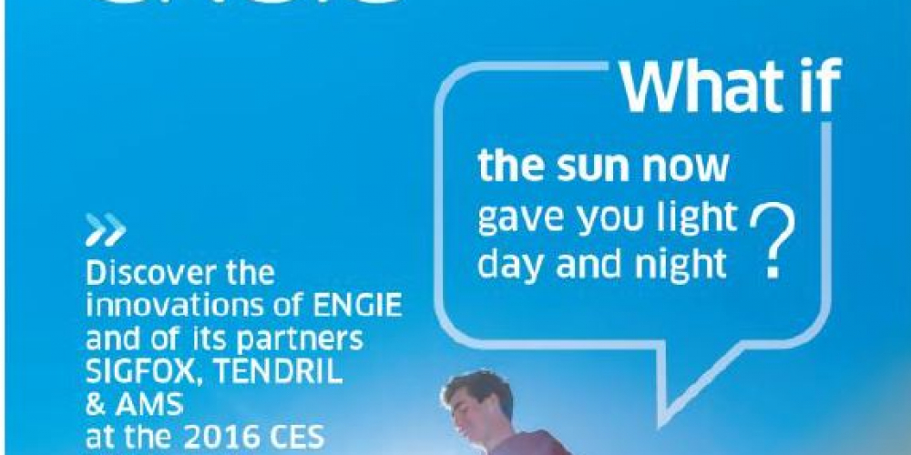 ENGIE’s innovations will be shown at CES 2016 ENGIE Innovation