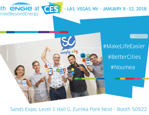 Simply City, the app that simplifies the city, at CES 2018 with ENGIE