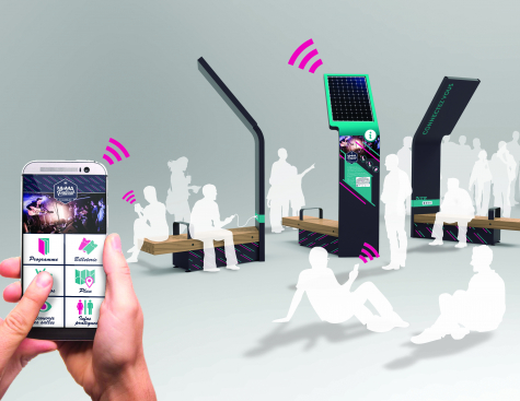 Ürbik: street furniture that speaks to your mobile phone
