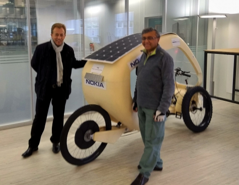CES 2019 : Solar Connected Bike, une solution de co-mobilité pour des transports plus verts