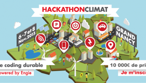 ​Engie and Grand Nancy are hosting a Climate Hackathon from November 6th-8th, 2015.