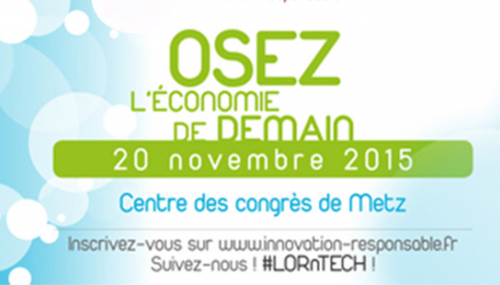 ​Daring to imagine tomorrow's economy, November 20th, 2015 in Metz