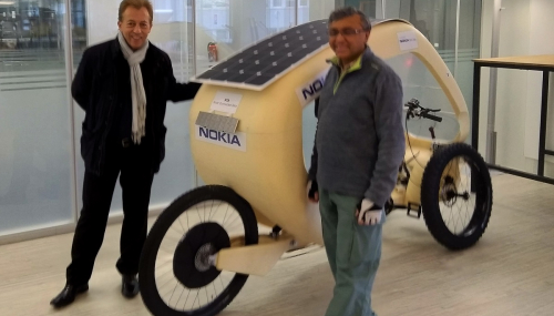 CES 2019 : Solar Connected Bike, une solution de co-mobilité pour des transports plus verts