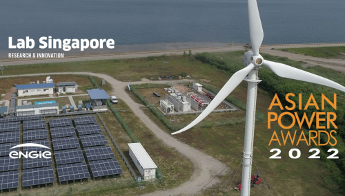 Le Lab Singapore remporte le prix du 'Projet R&D de l'année' des Asian Power Awards 2022.