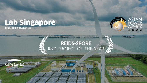 ENGIE Lab Singapore won the R&D Project of the Year award in the Asian Power Awards 2022
