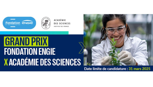 Grand Prix de la Fondation d'entreprise ENGIE - Académie des sciences