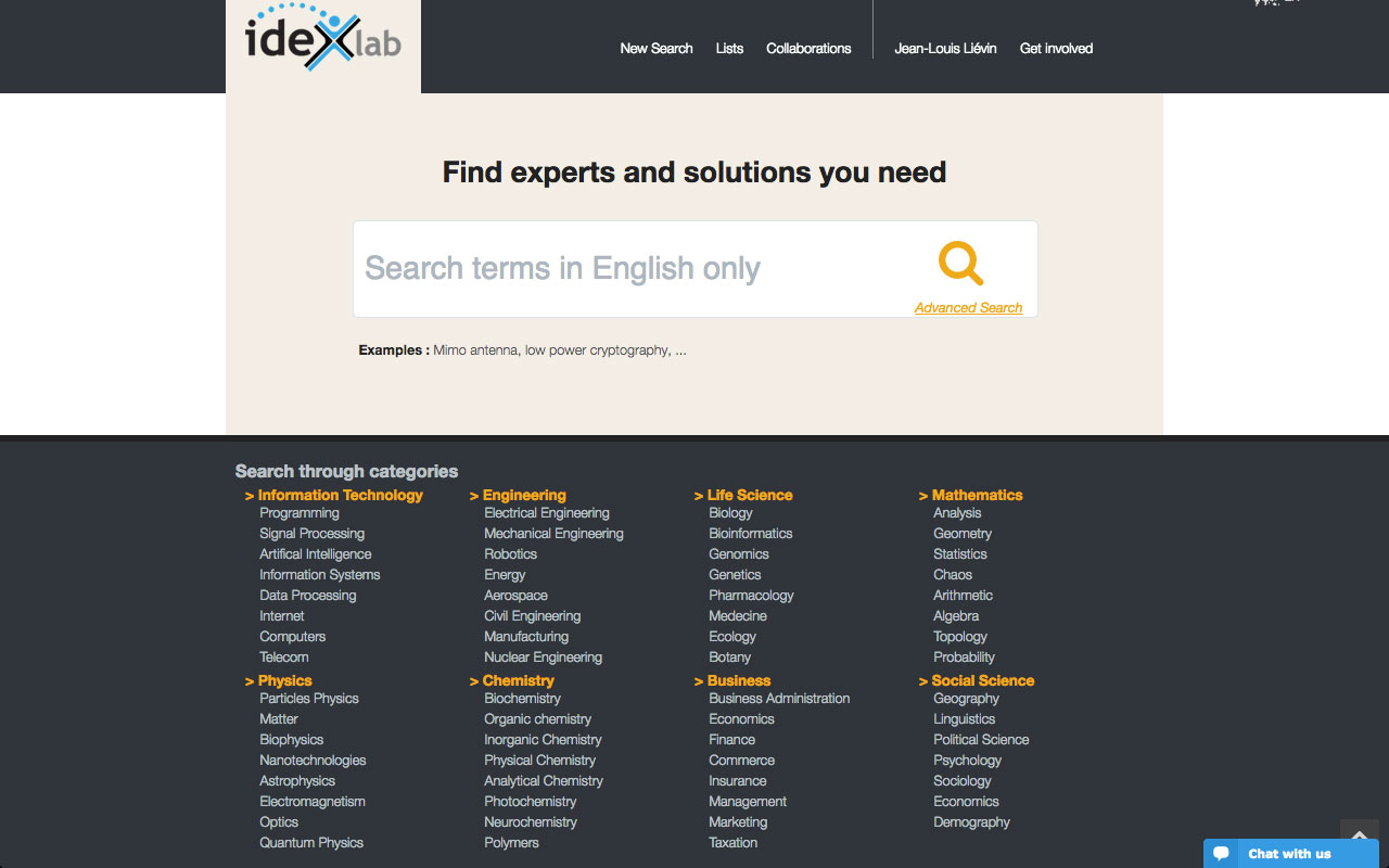 IdeXlab, une plateforme de mises en relation dans le domaine de l’innovation