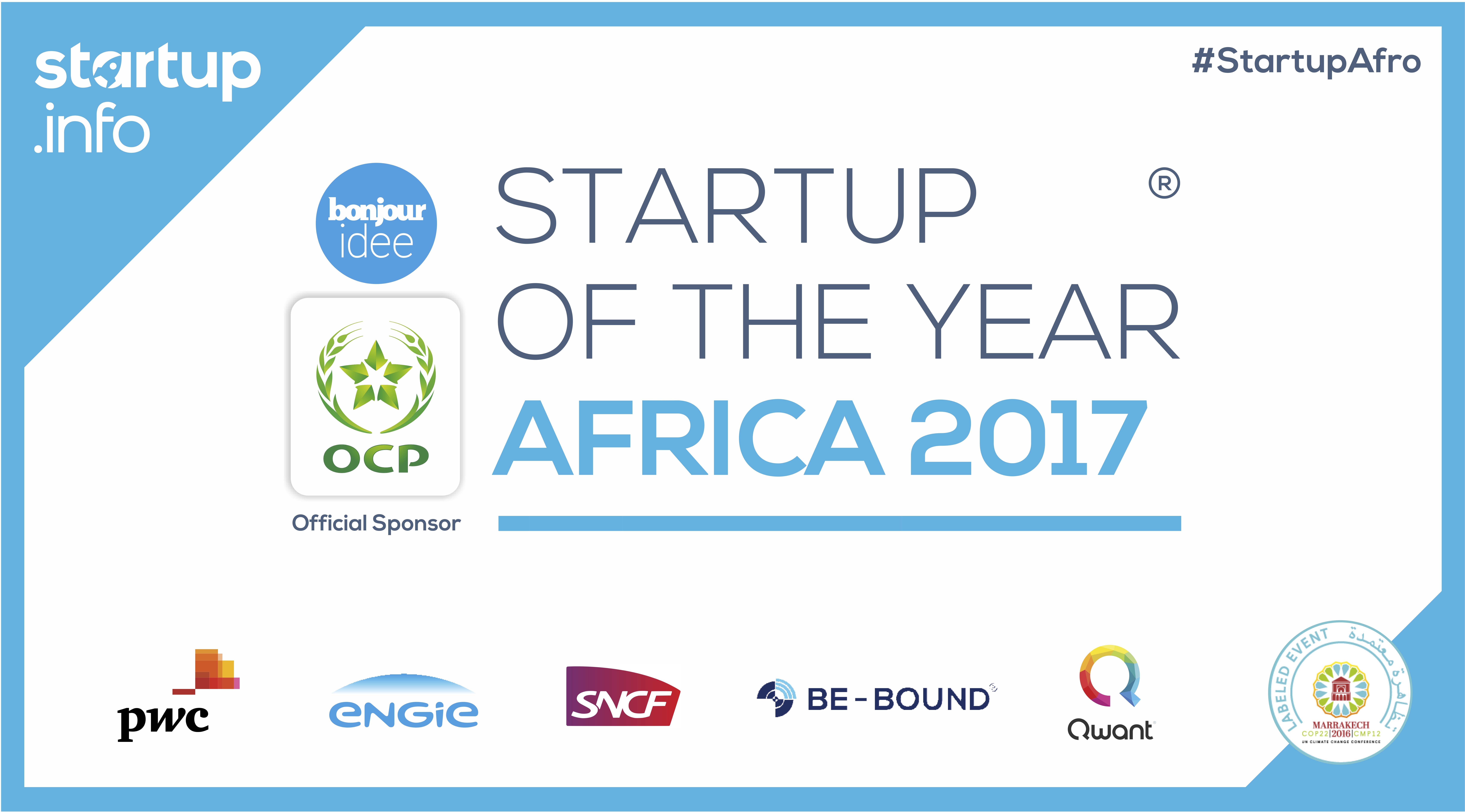 Bonjour Idée and OCP launch the “Startup of the Year Africa 2017” award
