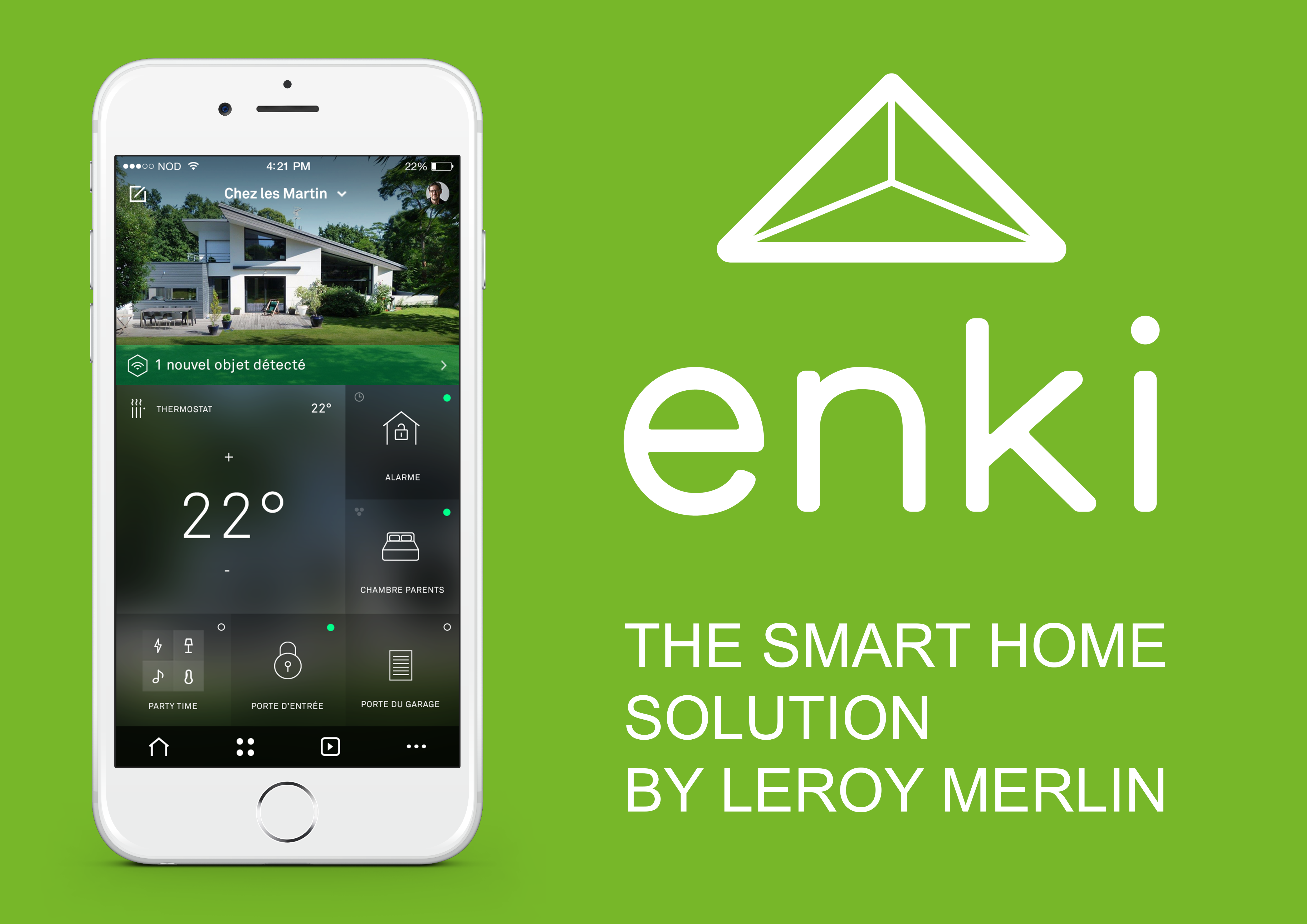 Enki, the smart home solution by Leroy Merlin