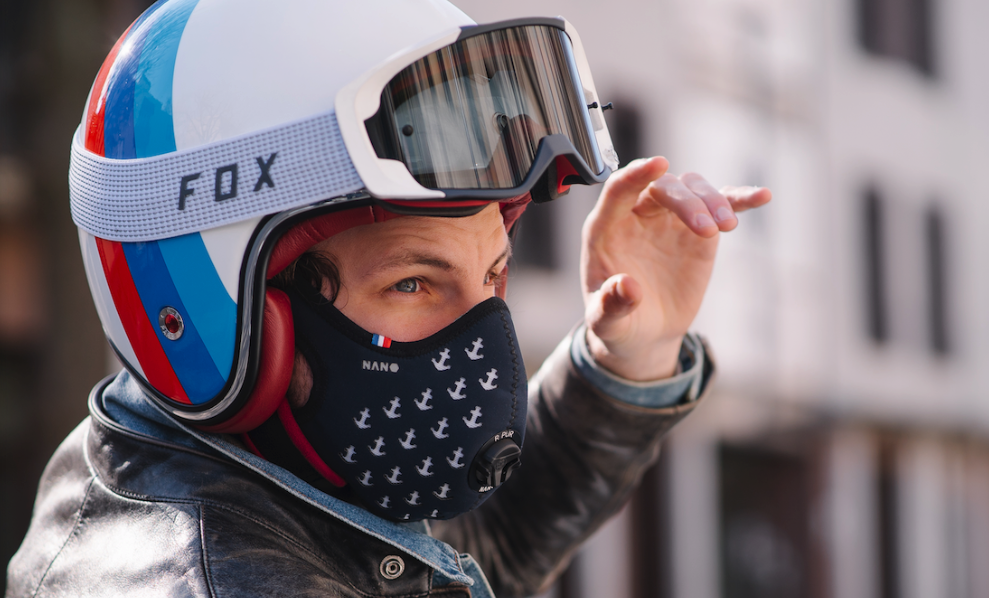 R-PUR: a mask that protects motorcycle and scooter drivers from air pollution
