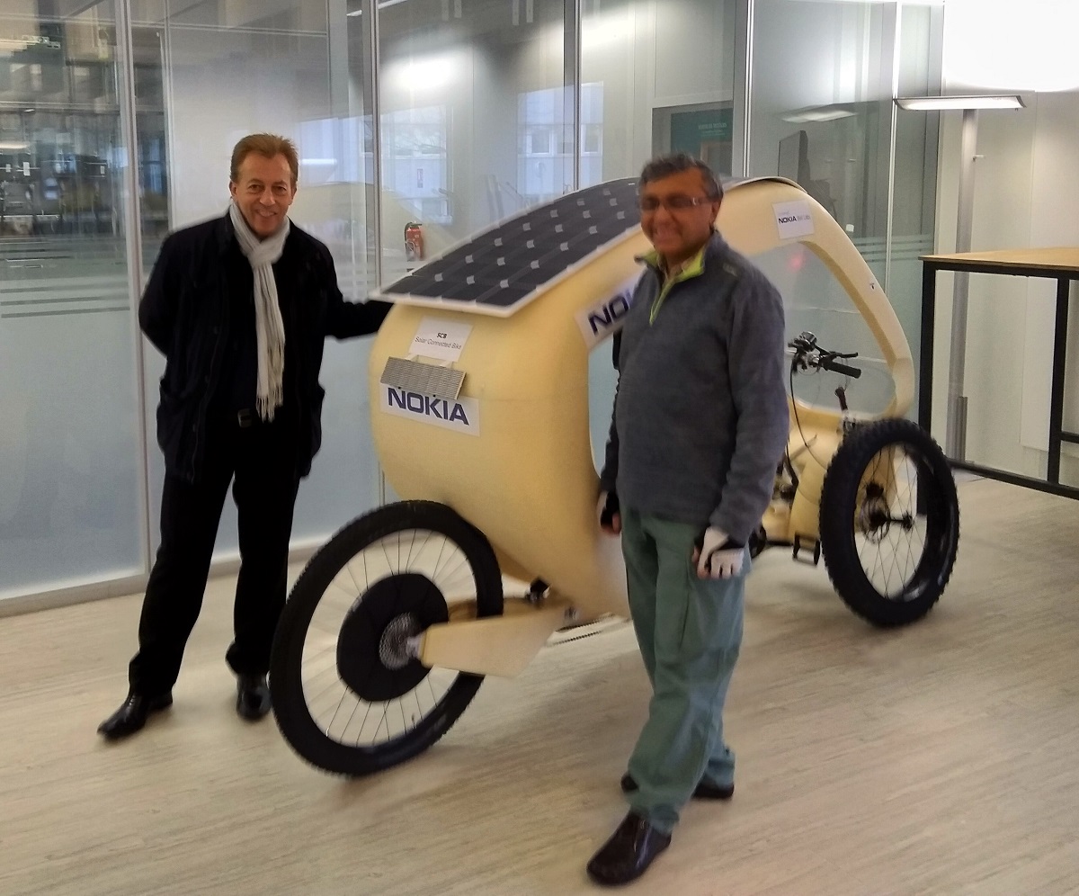 CES 2019 : Solar Connected Bike, une solution de co-mobilité pour des transports plus verts