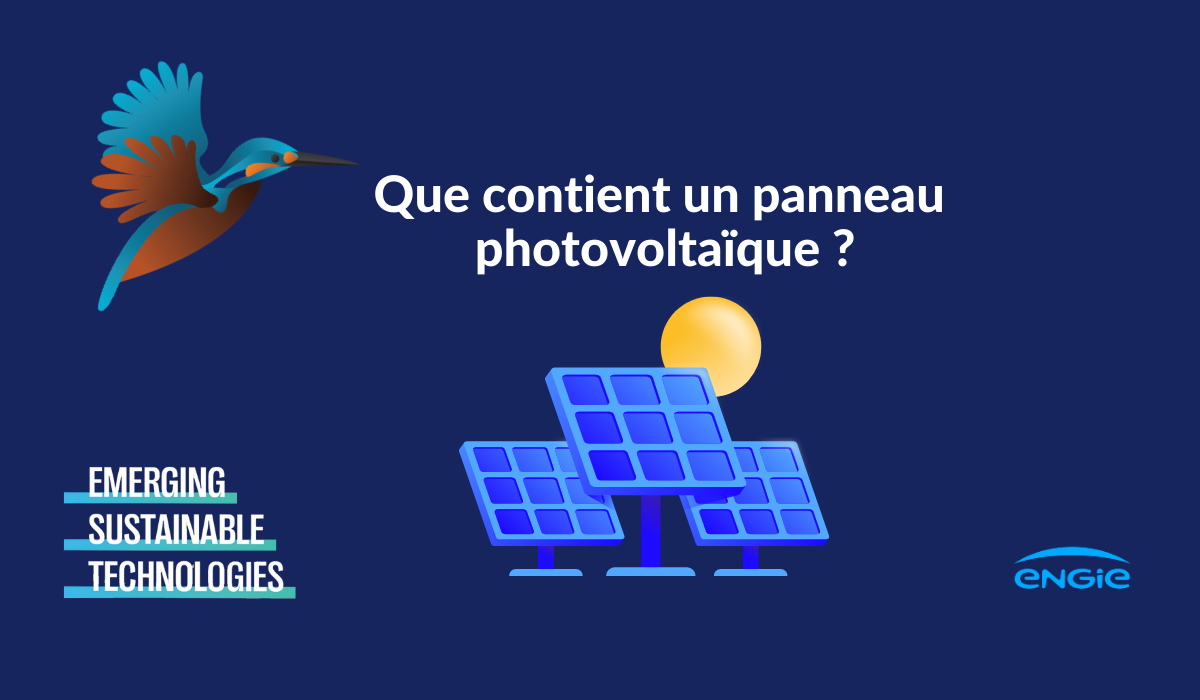 Que contiennent les panneaux solaires photovoltaïques ?