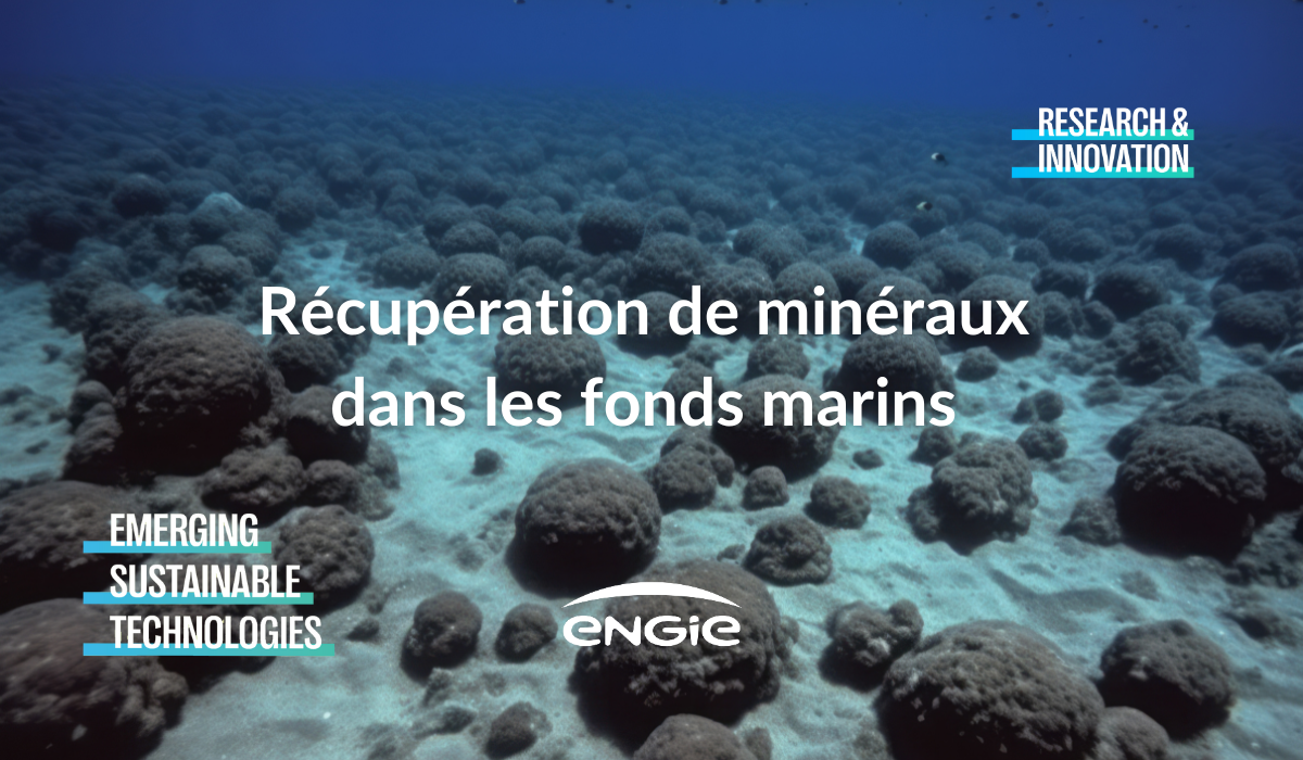 Récupération de minéraux dans les fonds marins