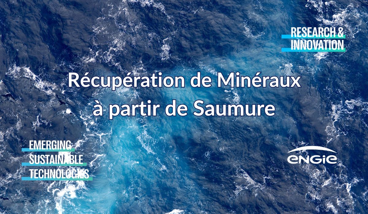 Récupération de minéraux à partir de saumure