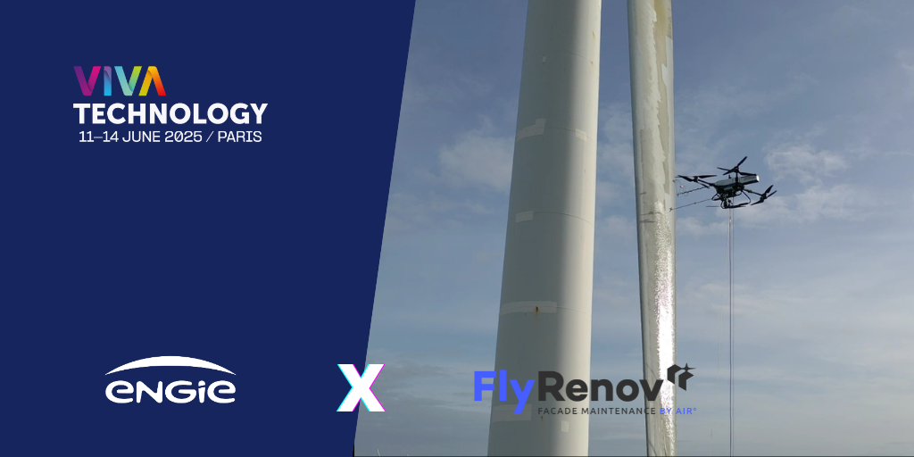 Un drone pour entretenir les pales d’éolienne