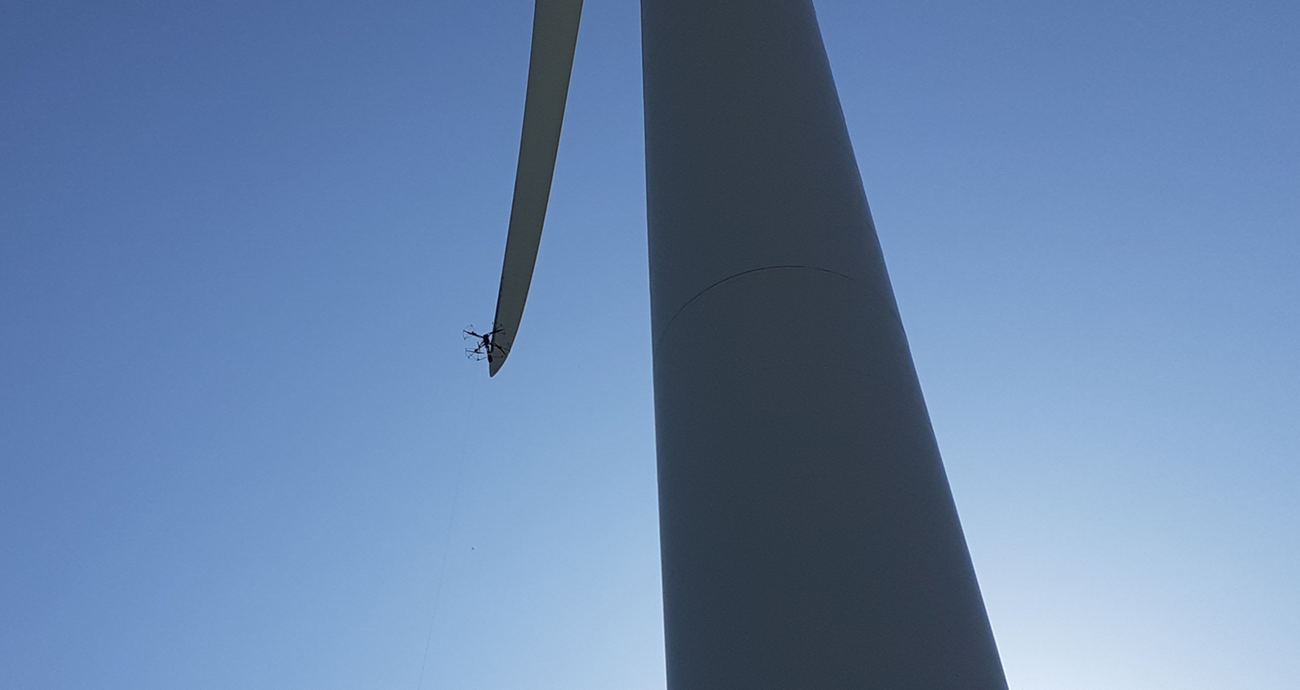 Maintenance robotisée des éoliennes avec ENGIE Green