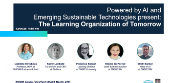 [Powered by AI x Emerging Sustainable Technologies] : The Learning Organization of Tomorrow