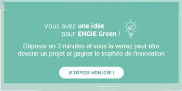Lancement de la 'Boîte à Idées' d'ENGIE Green