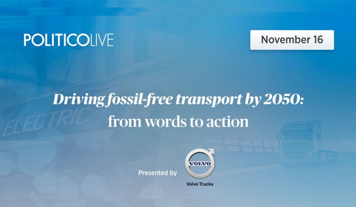 “Driving fossil-free transport by 2050: from words to action”.