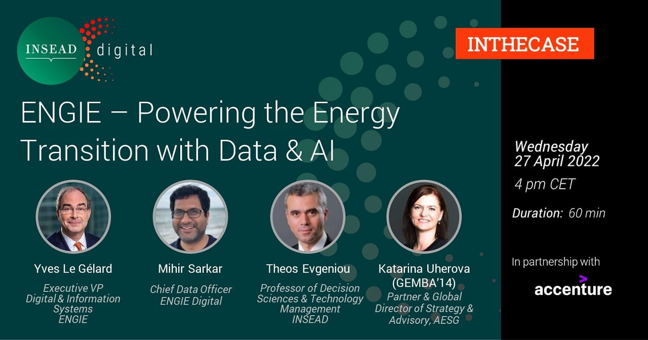 Powering the Energy Transition with Data and AI - INSEAD Webinar