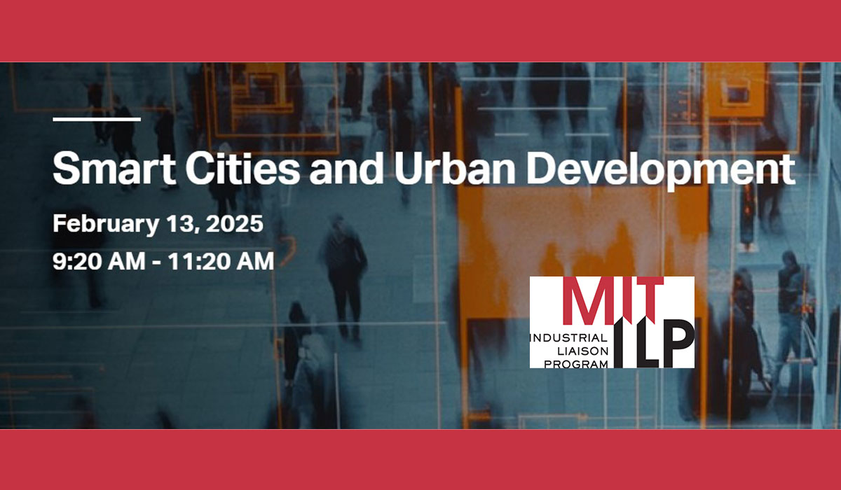 [Webinar MIT] Smart Cities and Urban Development