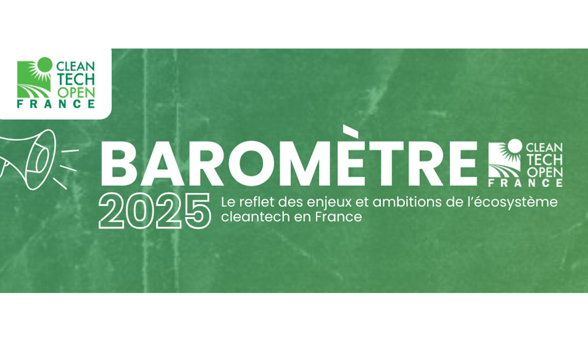 Baromètre Cleantech Open France 2025