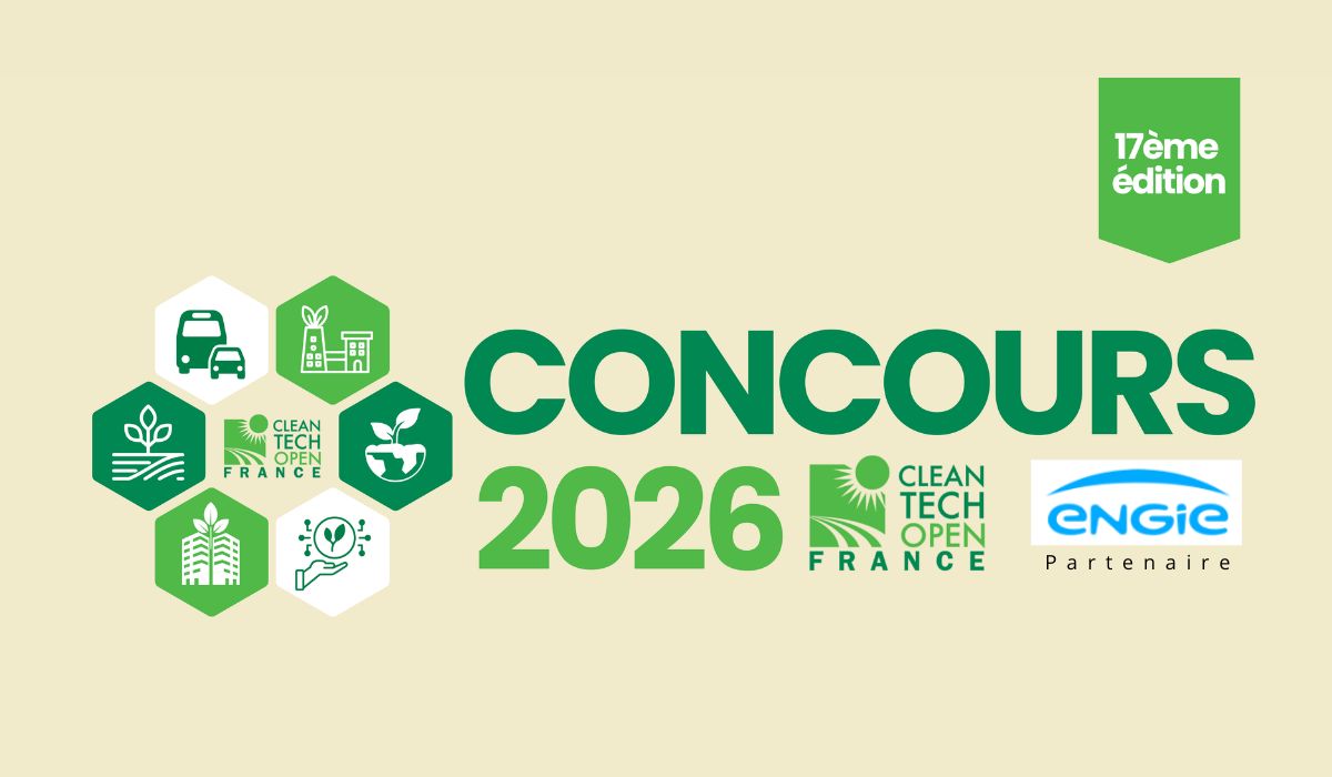 CONCOURS CLEANTECH OPEN FRANCE 2026 !